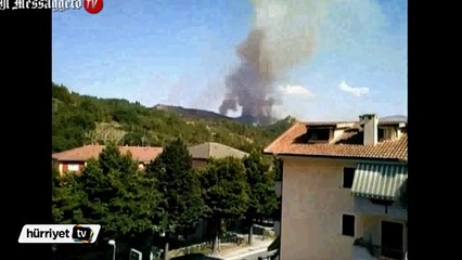 İtalya'da iki savaş uçağı çarpıştı