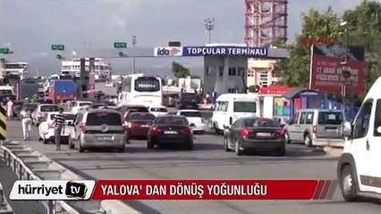 Tatilcilerin dönüş çilesi