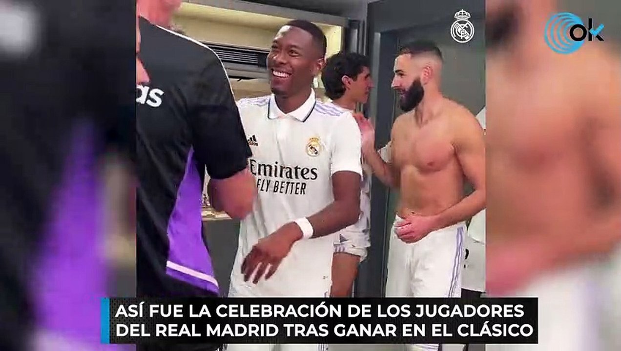 Así fue la celebración de los jugadores del Real Madrid tras ganar en ...