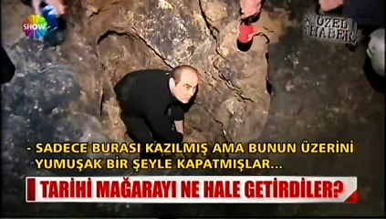 Tarihi alanı ne hale getirdiler