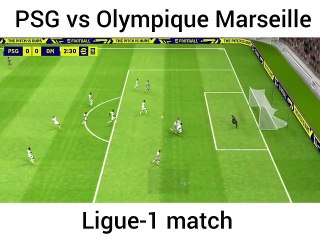 Paris saint-germain vs Olympique Marseille Ligue-1 match.