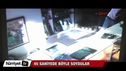 45 saniyede böyle soydular