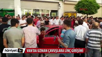 Van'da iki uzman çavuşa linç girişimi
