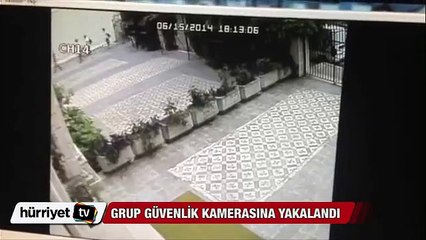 Eli bıçaklı grup kiliseye girerek tehditler savurdu