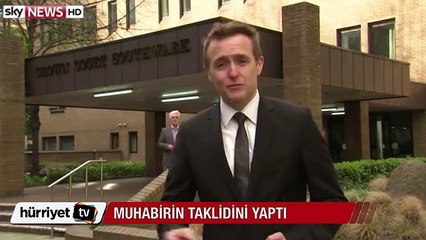 Muhabire canlı yayın şakası