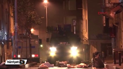 Okmeydanı'nda gergin gece