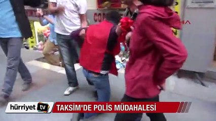 Taksim'de polis müdahalesi