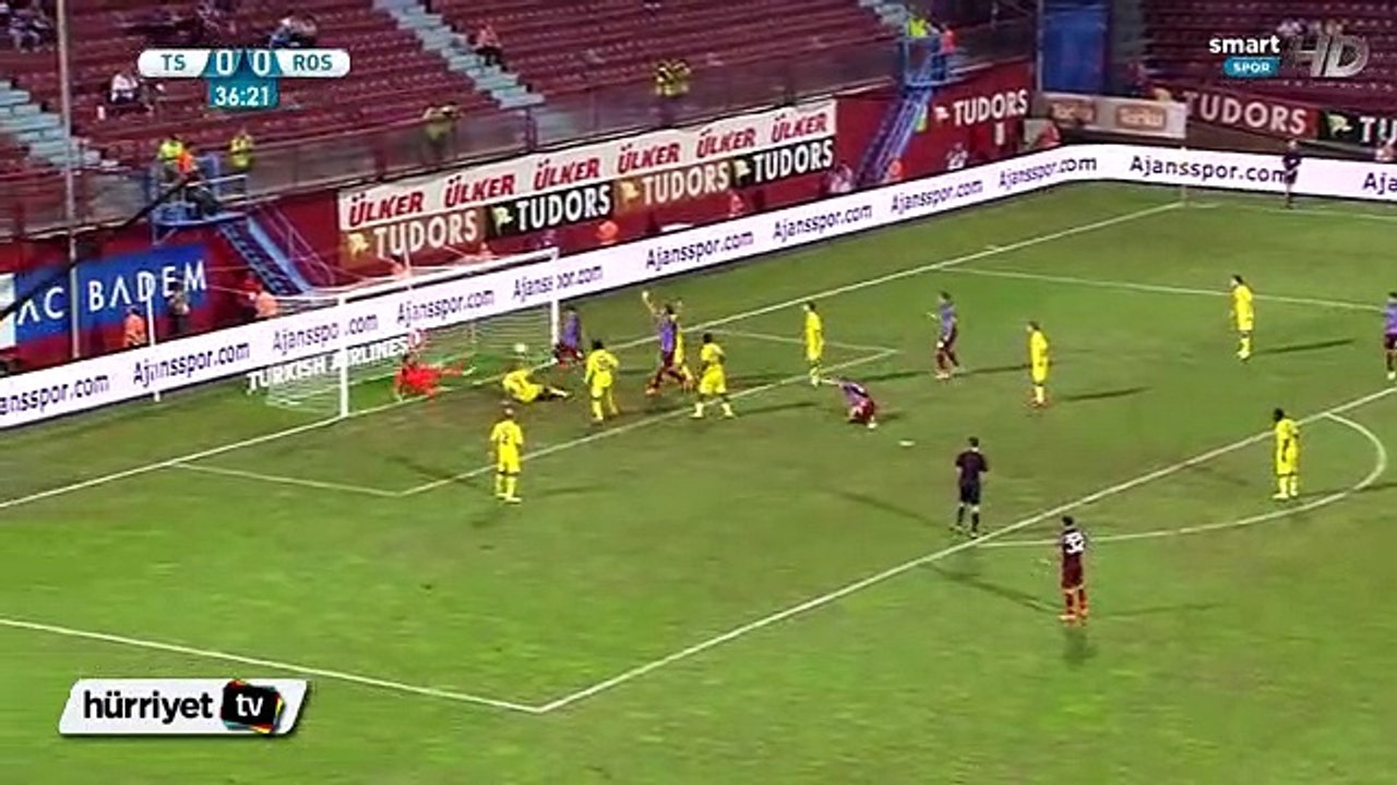 Trabzonspor, Rostov karşısında büyük avantaj yakaladı