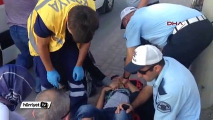 Yaralı oğlunun başından bir an olsun ayrılmadı