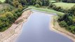Shocking drone footage of 'dangerously' low water levels