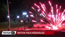 ODTÜ'de izinsiz gösteriye polis müdahalesi