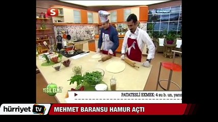 Mehmet Baransu börek açtı