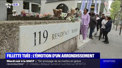 Fillette retrouvée morte dans une malle: les habitants du quartier rendent hommage à Lola