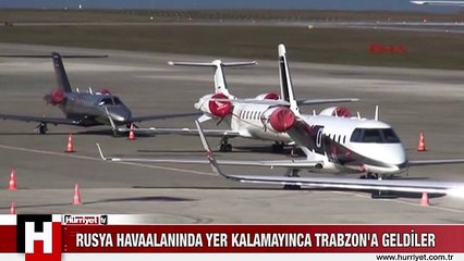RUSYA'DA YER KALMADI, UÇAKLAR PARK İÇİN TRABZON'A GELDİ