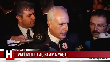 VALİ MUTLU KAÇIRILAN UÇAK İLE İLGİLİ AÇIKLAMA YAPTI