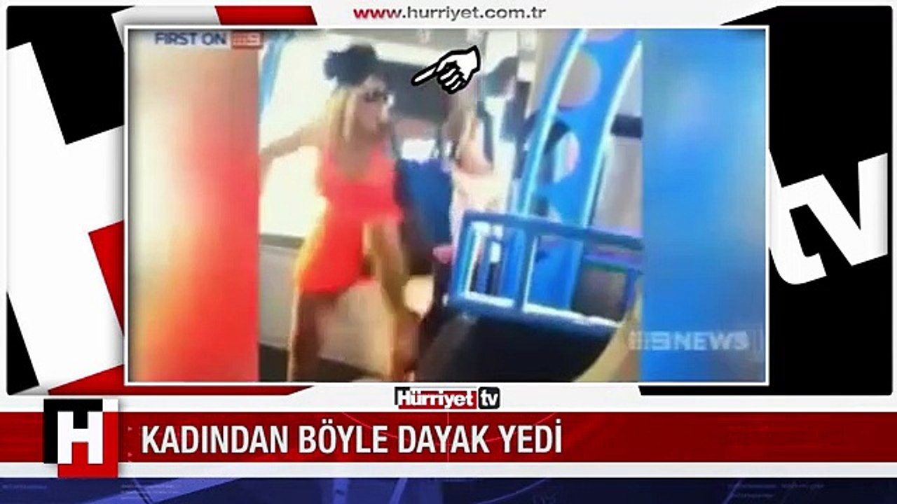 OTOBÜSTE ŞOKE EDEN OLAY