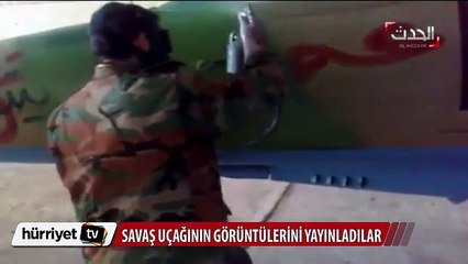 Tải video: Suriyeli muhalifler savaş uçağın görüntülerini yayınladı