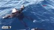 Sahil güvenlik ekipleri, denizde 105 kaçağı kurtardı