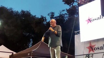 Lluís Llach, a la cloenda de l'acampada de l'ANC