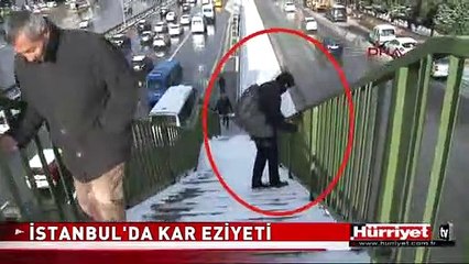 İSTANBUL'DA KAR DEMEK EZİYET DEMEK..!! İŞTE İSPATI