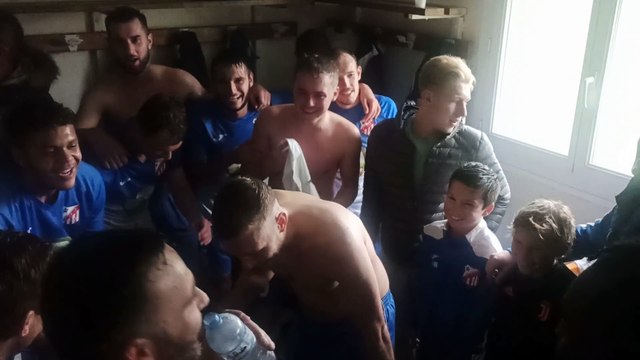 Célébration victoire ! ES Tourville/ SC Octeville (championnat R2 groupe C le 16/10/2022)