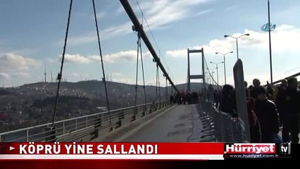 BOĞAZİÇİ KÖPRÜSÜ YİNE SALLANDI