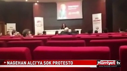 NAGEHAN ALÇI'YA ŞOK PROTESTO