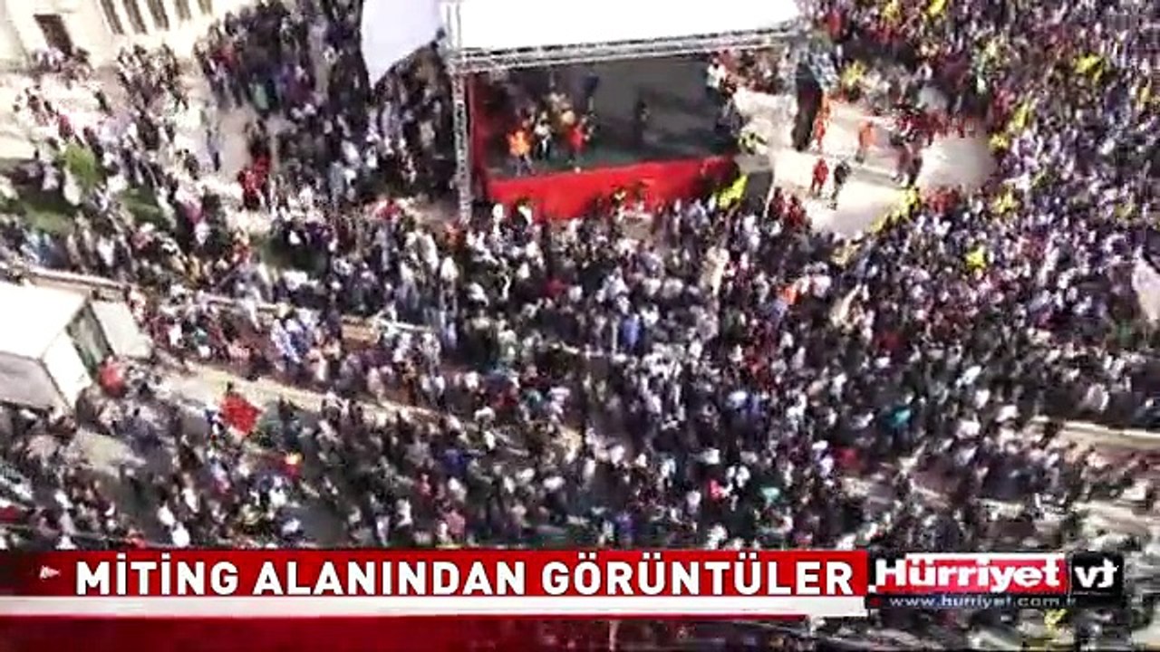 MİTİNG ALANINDAN GÖRÜNTÜLER