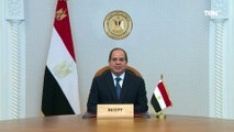 السيسي : مصر ستطرح مبادرة العمل على التكيف في قضية المياه خلال قمة المناخ بشرم الشيخ