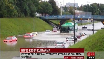 İsveç'de nefes kesen kurtarma