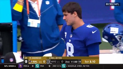 Baltimore Ravens vs. New York Giants Full Highlights 2nd  QTR _ NFL Week 6_ 2022