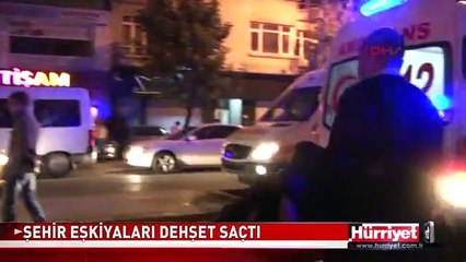 ALLAHIM DİYEREK FERYAT ETTİ! ŞEHİR EŞKİYALARI DEHŞET SAÇTI: 1 ÖLÜ 2 YARALI