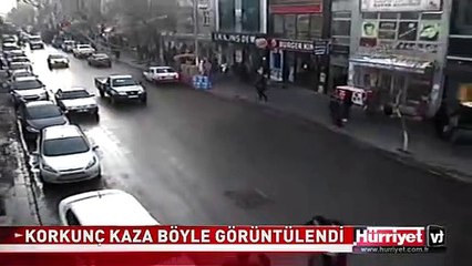 ÇARPTIĞI KADINI METRELERCE SÜRÜKLEDİ