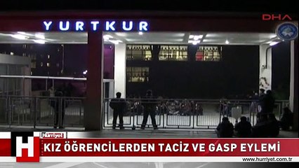 ÖĞRENCİLER GECE YARISI SOKAĞA DÖKÜLDÜ
