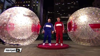 Jimmy Falon Jason Station'a balon yarışında meydan okudu