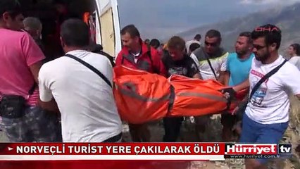 YAMAÇ PARAŞÜTÜ YAPAN NORVEÇLİ TURİST YERE ÇAKILARAK ÖLDÜ