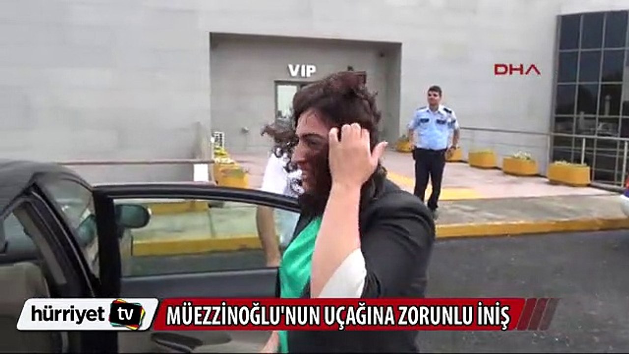 Bakan Müezzinoğlu'nun uçağı zorunlu iniş yaptı
