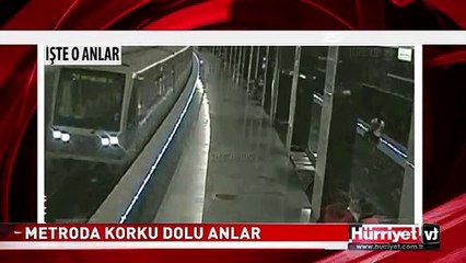 KİMSE YARDIM EDEMEDİ! METRODA YAŞLI ADAMIN KORKU DOLU ANLARI