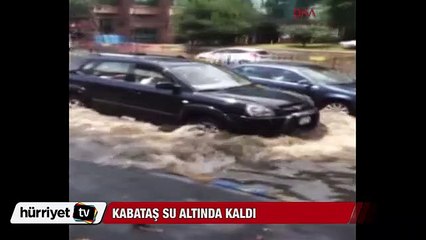 Kabataş sular altında