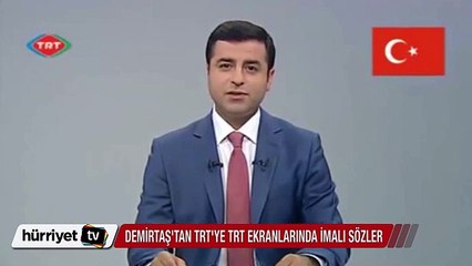 Demirtaş'tan TRT'ye imalı sözler