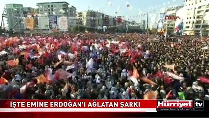İŞTE EMİNE ERDOĞAN'I AĞLATAN ŞARKI