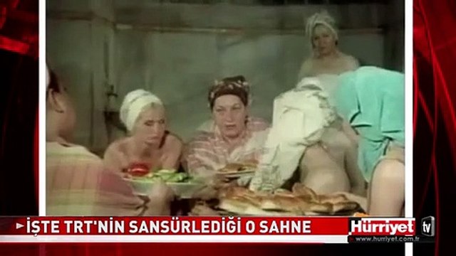 İŞTE TRT'NİN SANSÜRLEDİĞİ O HAMAM SAHNESİ