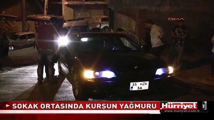 SOKAK ORTASINDA KURŞUN YAĞMURU