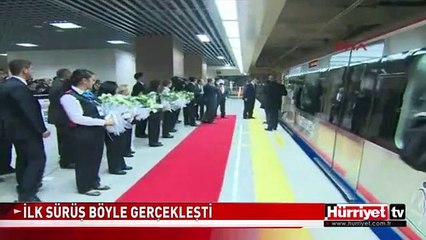 İLK SÜRÜŞ BÖYLE GERÇEKLEŞTİ