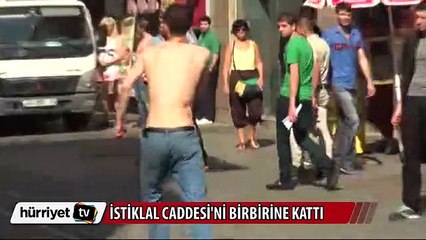 İstiklal Caddesi'ni birbirine kattı
