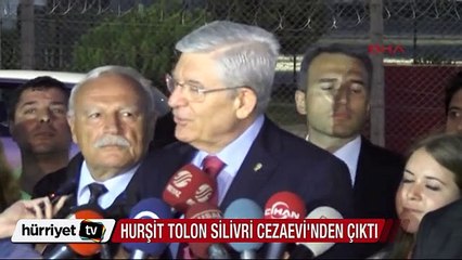 Hurşit Tolon Silivri cezaevi'nden çıktı