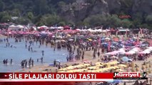 ŞİLE PLAJLARI DOLDU TAŞTI