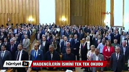 Kılıçdaroğlu madencilerin ismini tek tek okudu