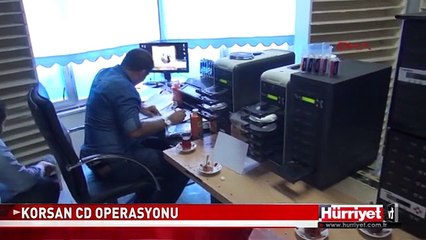 İSTANBUL'DA KORSAN CD OPERASYONU