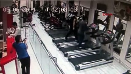 Spor salonunda korkunç ölüm kamerada